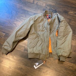 Mens flight jacket